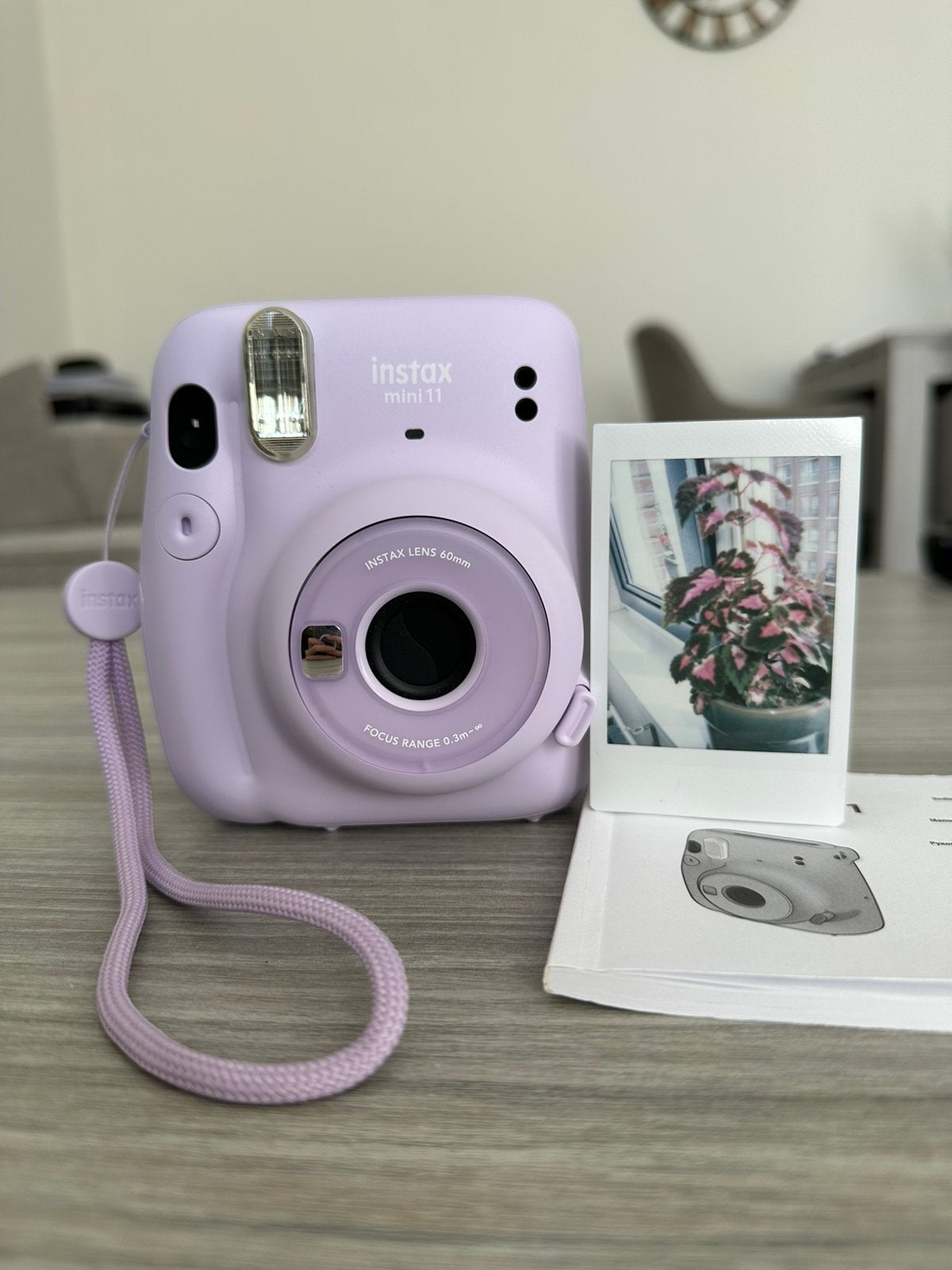 Fujifilm Instax Mini 11 Lilac Purple, Ophalen of Verzenden, Zo goed als nieuw, Polaroid, Fuji