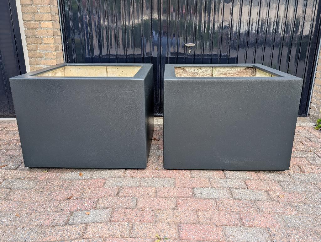 PLANTENBAKKEN, Tuin en Terras, Bloembakken en Plantenbakken, Ophalen, Kunststof, Vierkant, Zo goed als nieuw