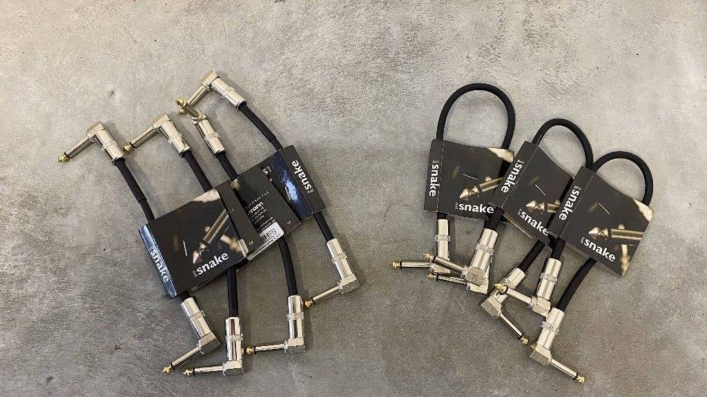 Pro Snake patchkabels 15 en 20 cm (7 stuks), Ophalen of Verzenden, Nieuw