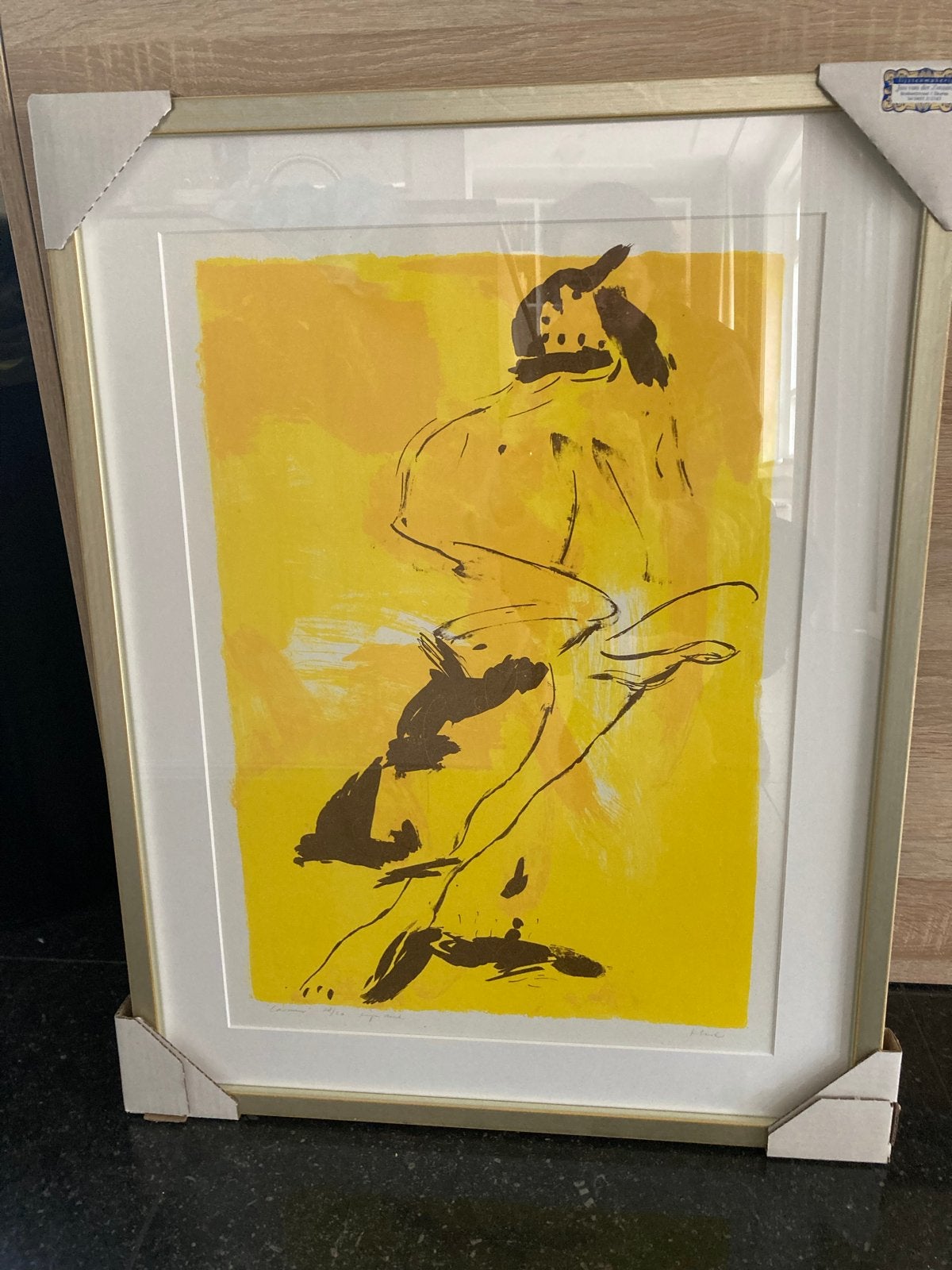 Litho 'Carman' van Henk Eikenaar, ingelijst, Ingelijst, Ophalen of Verzenden, Overige onderwerpen, Lithografie