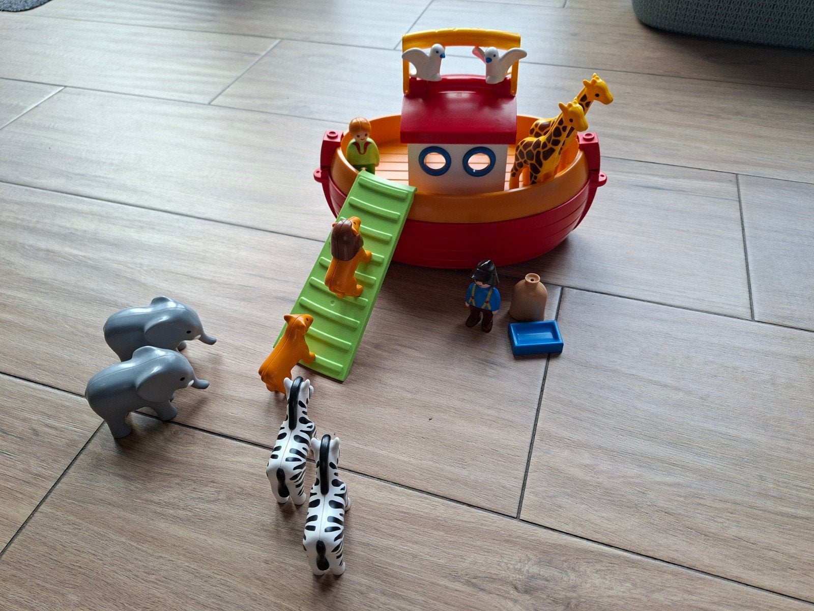 Playmobil Ark van Noach met Dieren en Figuren, Ophalen of Verzenden, Zo goed als nieuw, Overige typen