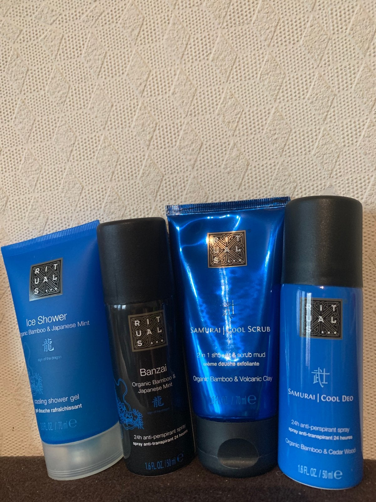 Rituals Samurai blauw set #3, Sieraden, Tassen en Uiterlijk, Uiterlijk | Lichaamsverzorging, Ophalen of Verzenden, Nieuw, Bad & Douche