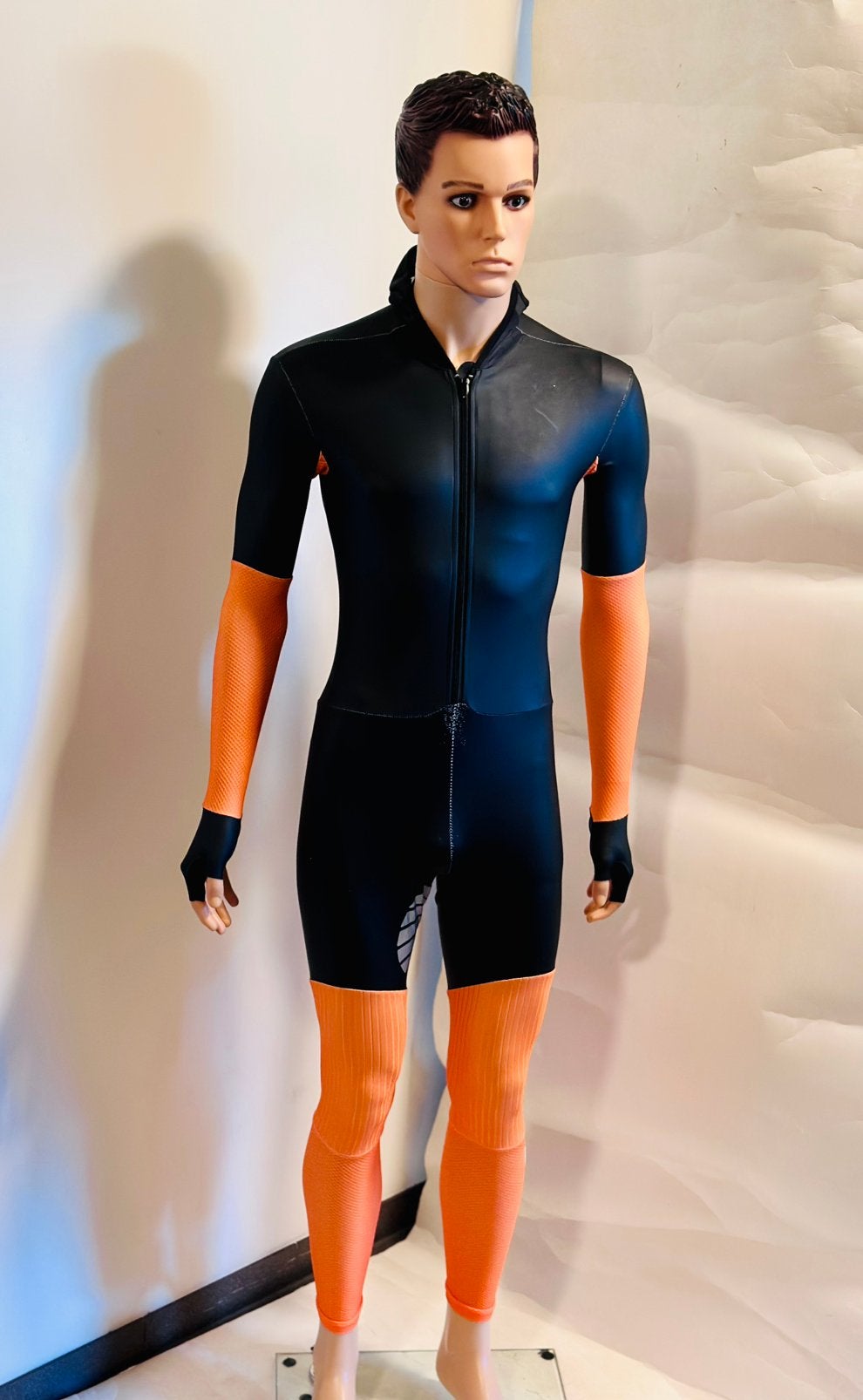 Schaatskleding schaatspak snelpak speedsuit maat 170 rubber, Ophalen of Verzenden, Zo goed als nieuw