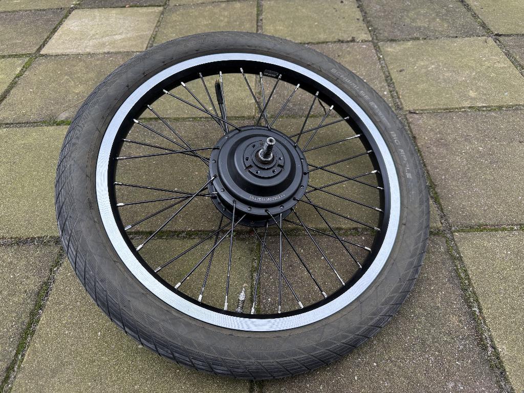 20 inch achterwiel elektrische fiets met motor, Fietsen en Brommers, Fietsonderdelen, Gebruikt, Ebike 20, Ophalen, Elektrische fiets