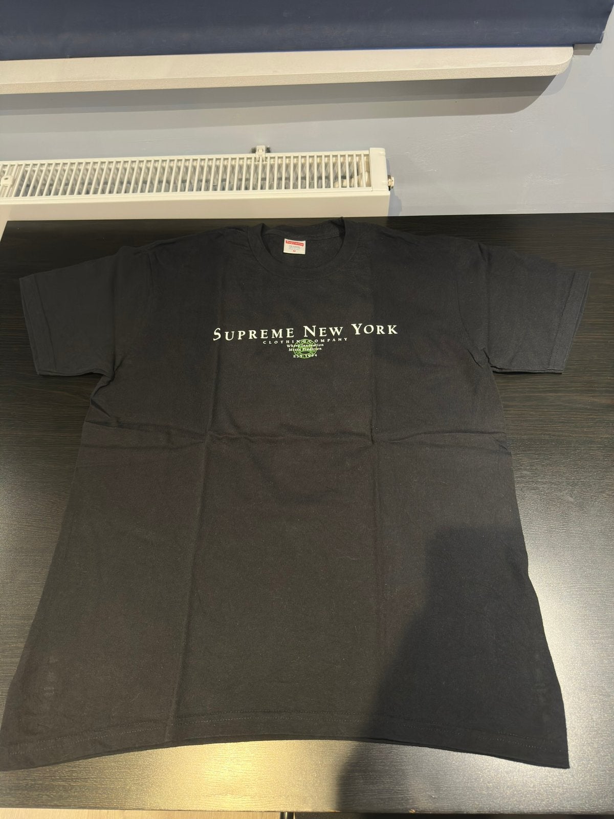 Supreme T-Shirt Maat M, Verzenden, Zo goed als nieuw, Maat 48/50 (M), Zwart