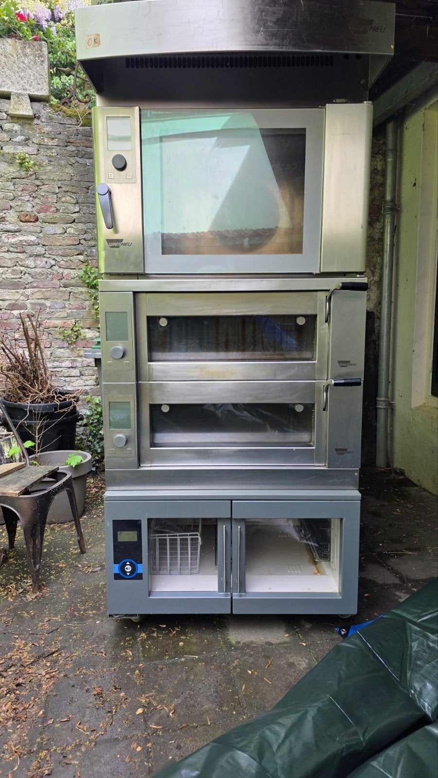 Wiesheu B4-E2 en EBO 1-68 Ovens met onderstel, Zakelijke goederen, Ophalen, Gebruikt, Ovens, Magnetrons en Steamers