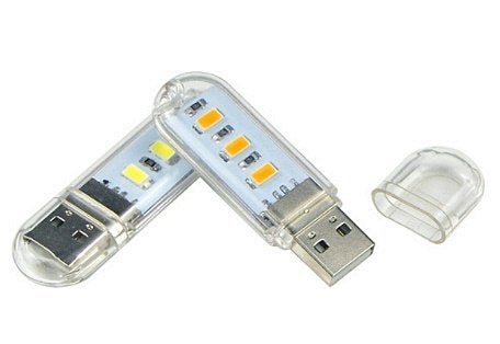 USB LED Verlichting Licht Lamp 3 LED's 5 V Volt, 18 x 59 mm, Ophalen of Verzenden, Nieuw