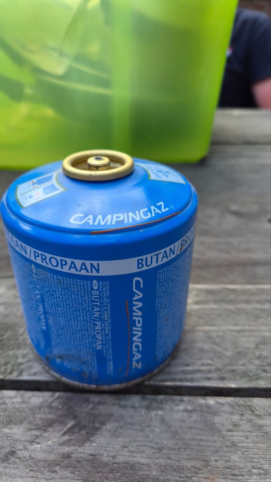 Campingaz butaan/propaan gastankje CV 300 Plus, Caravans en Kamperen, Ophalen, Gebruikt