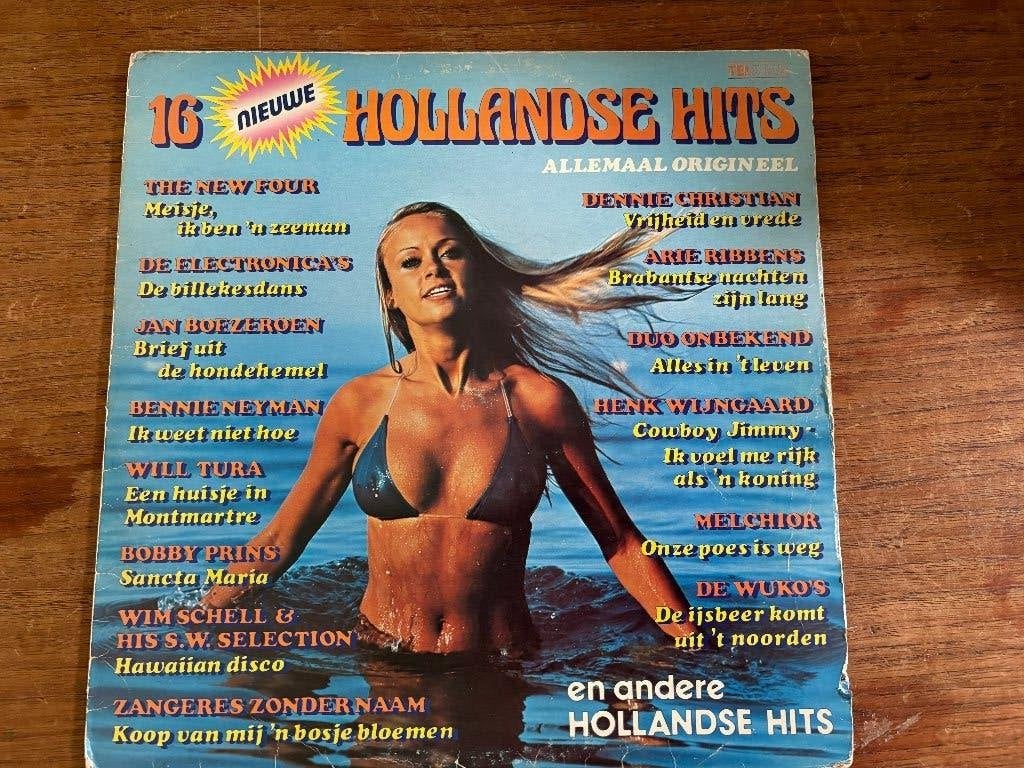 LP 16 nieuwe Hollandse hits, LP, Gebruikt, Ophalen of Verzenden, Levenslied of Smartlap