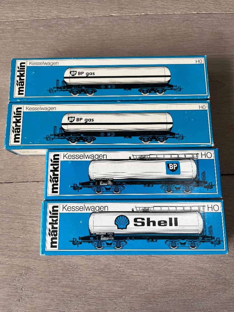 Marklin ho ketelwagons wagons nieuwstaat, Wisselstroom, Verzenden, Märklin, Nieuw