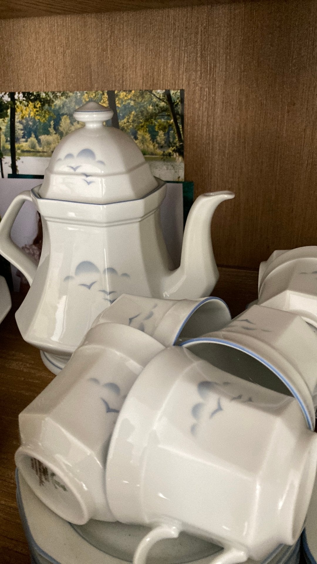 Koffie servies 12 delig, Ophalen, Zo goed als nieuw, Porselein, Overige stijlen