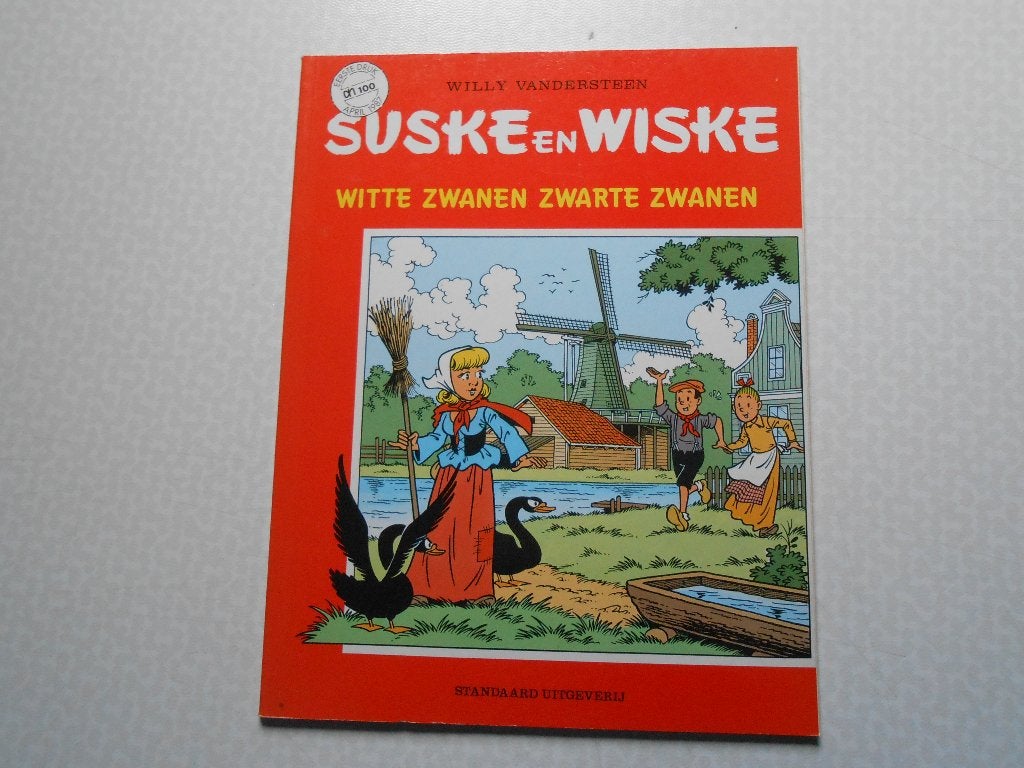 suske en wiske Witte zwanen zwarte zwanen 1987 1ste druk., Willy Vandersteen, Eén stripboek, Nieuw, Ophalen of Verzenden