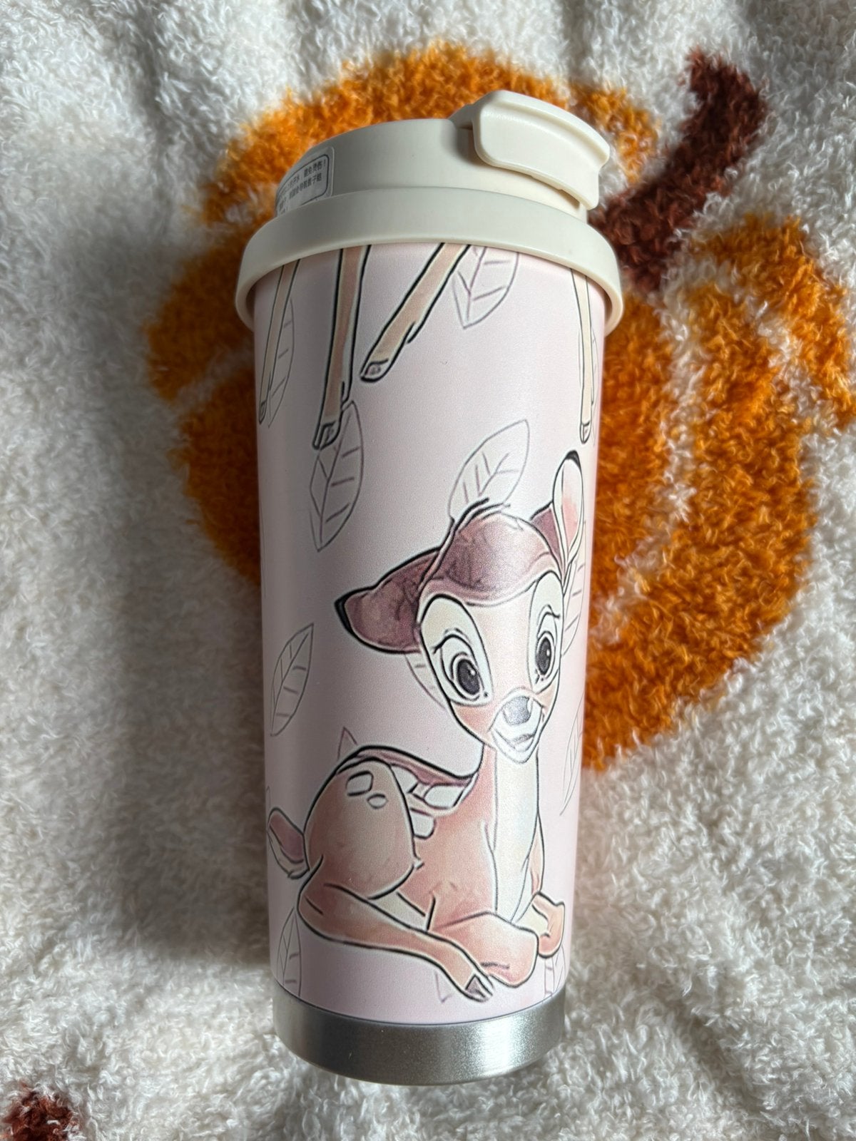 Disney bambi thermo beker, Ophalen of Verzenden, Zo goed als nieuw, Servies