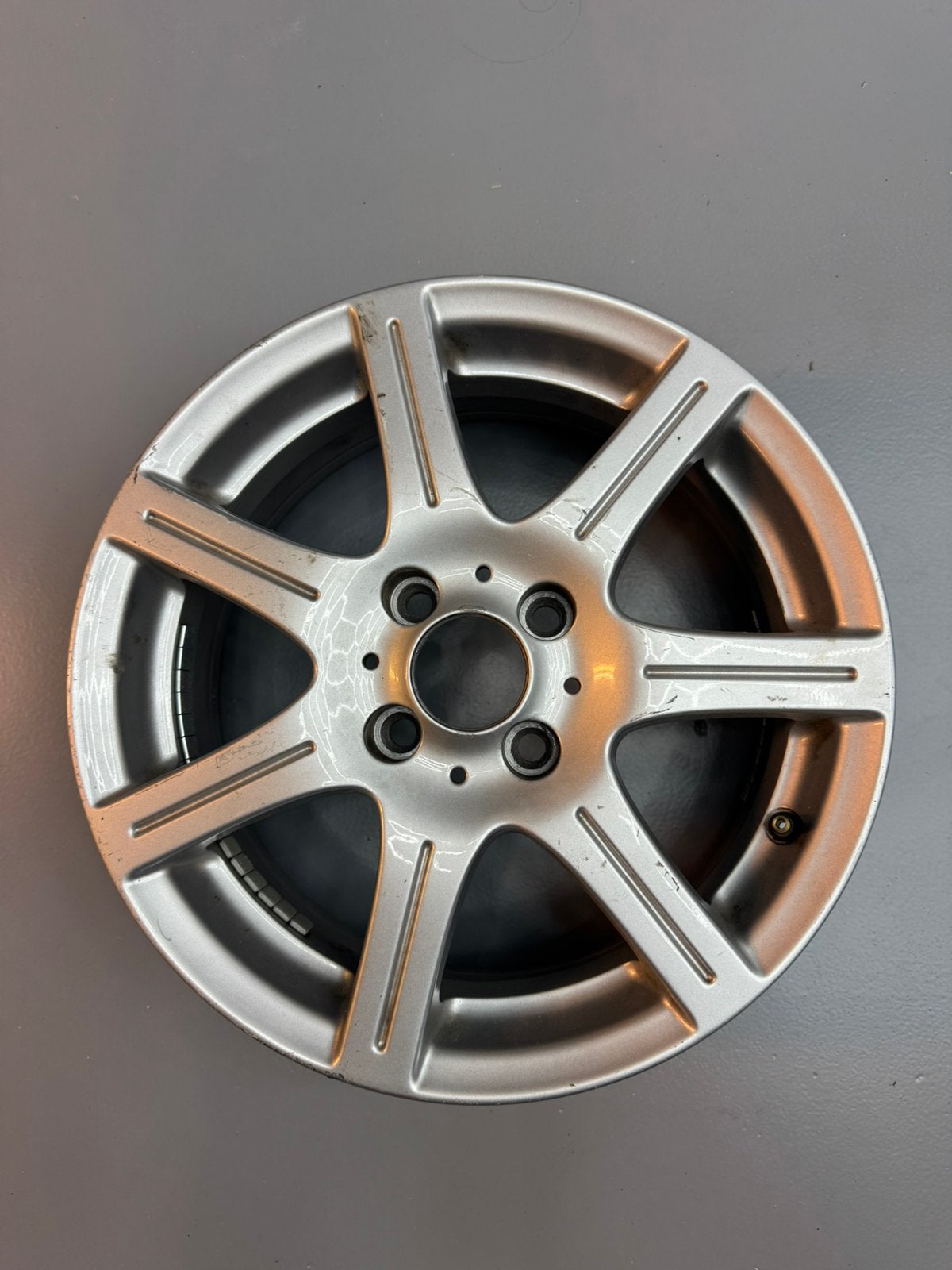 1x aluminium velg 15 inch 4x100 6jx15h2 et42, Ophalen, Zo goed als nieuw