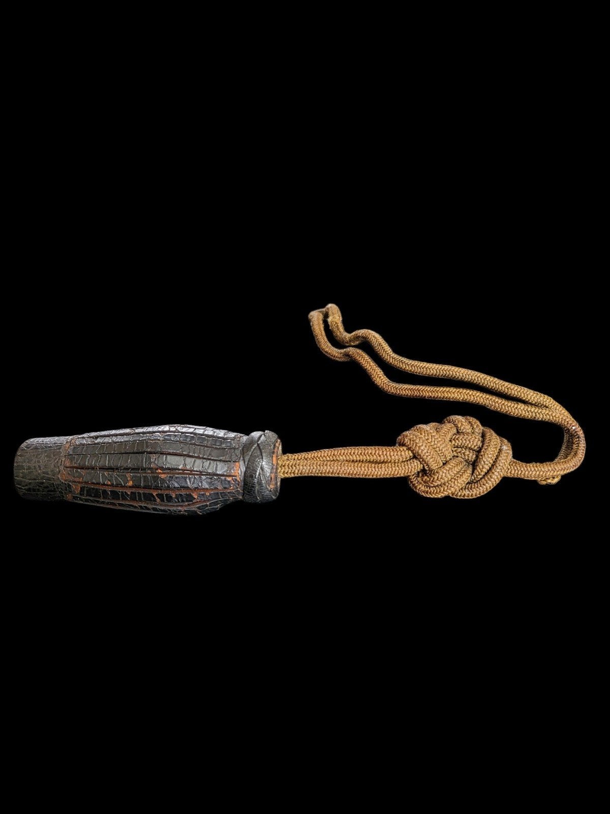 Nederlandse bruin lederen sabelkwast., Verzamelen, Militaria | Algemeen, Ophalen of Verzenden, Landmacht, Nederland