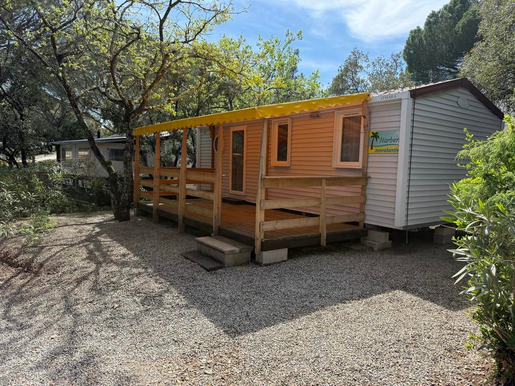Mobilhomes met veranda's te koop in Zuid-Frankrijk, Meer dan 6