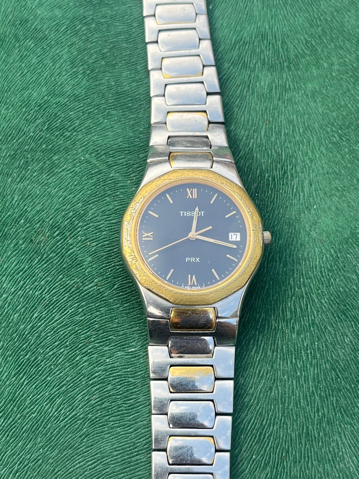 Tissot horloge vitage, Ophalen of Verzenden, Zo goed als nieuw, Leer, Overige merken