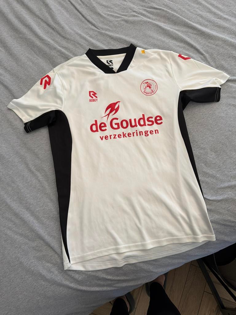 Robey Sparta Rotterdam shirt maat 164, Kleding | Heren, Sportkleding, Wit, Overige maten, Ophalen of Verzenden, Voetbal