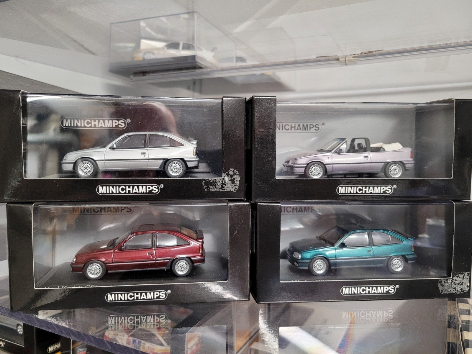 opel kadett E GSI minichamps 1:43, Hobby en Vrije tijd, Modelauto's | 1:43, Ophalen of Verzenden, Zo goed als nieuw, Auto, MiniChamps