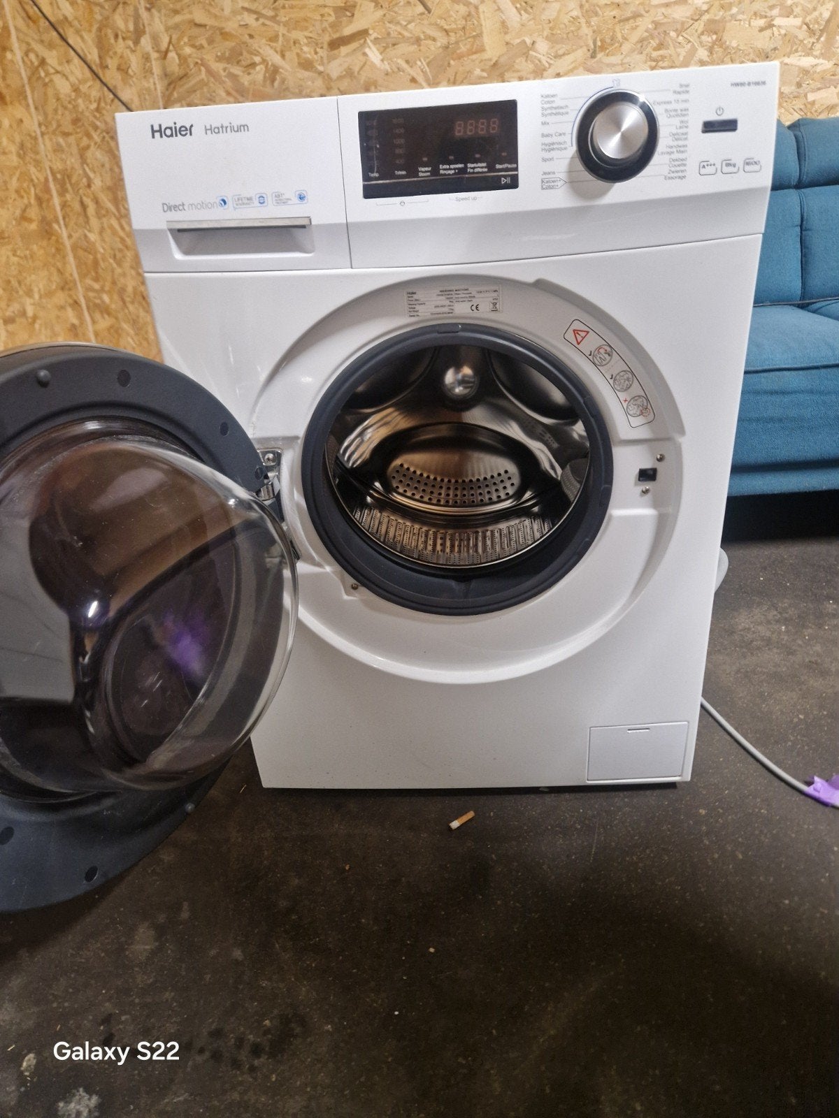 wasmachine 8 kilo goedwerkend, Witgoed en Apparatuur, 1200 tot 1600 toeren, 8 tot 10 kg, Energieklasse A of zuiniger, Ophalen of Verzenden