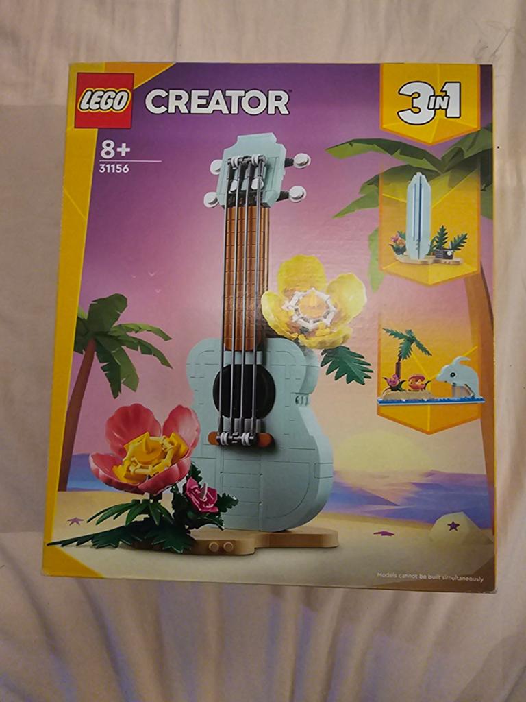 LEGO Creator 3-in-1 Gitaar, surfplank, dolfijn, Ophalen, Zo goed als nieuw