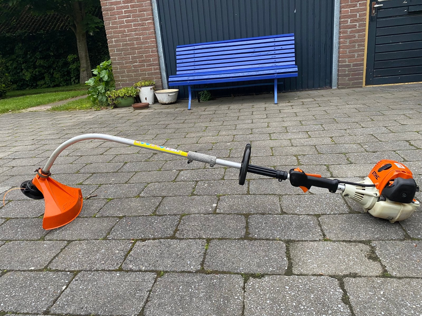Stihl trimmer, Ophalen, Gebruikt, Benzine