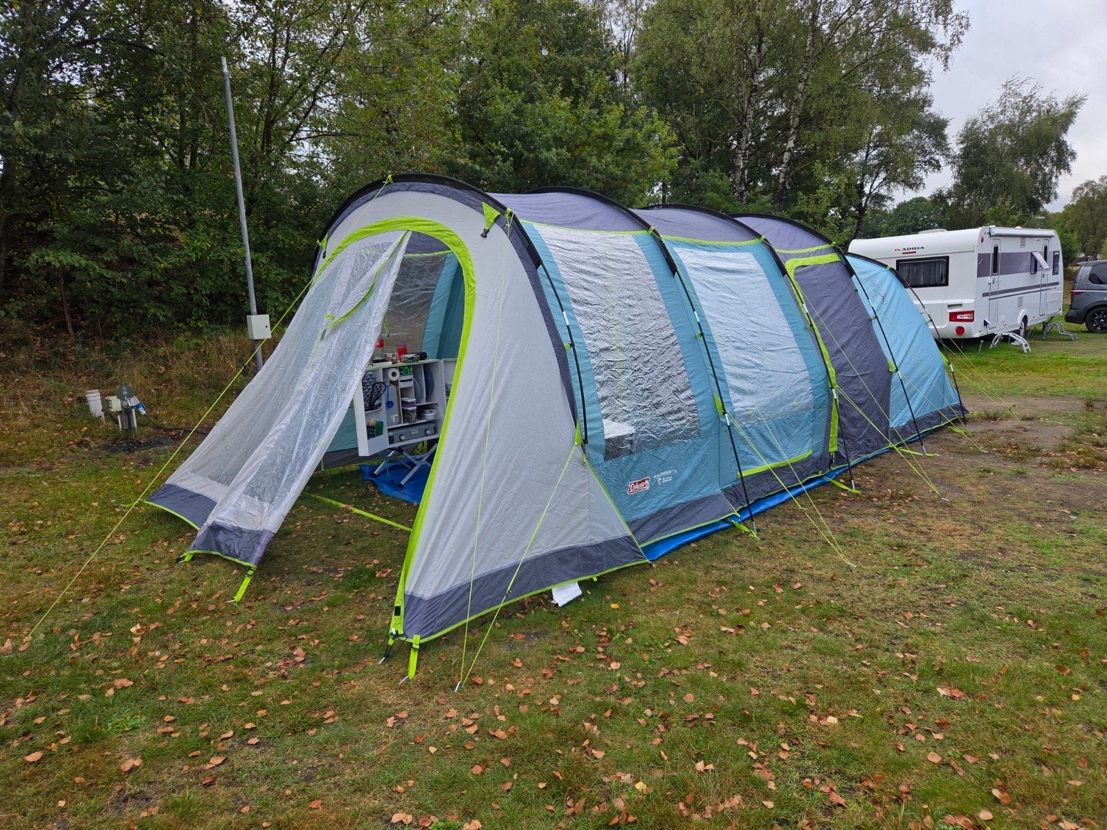 Coleman Meadowood 4L – tunneltent incl. porch en tentkleed, Ophalen