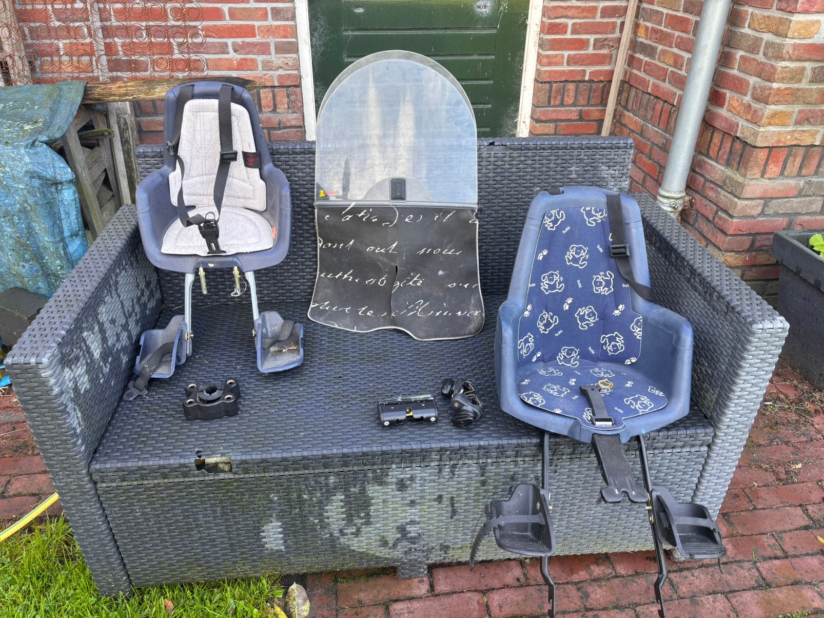 Complete set fietsstoeltjes., Ophalen of Verzenden, Gebruikt