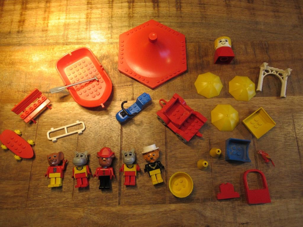 Partij met vintage lego fabuland, Ophalen of Verzenden, Gebruikt, Lego