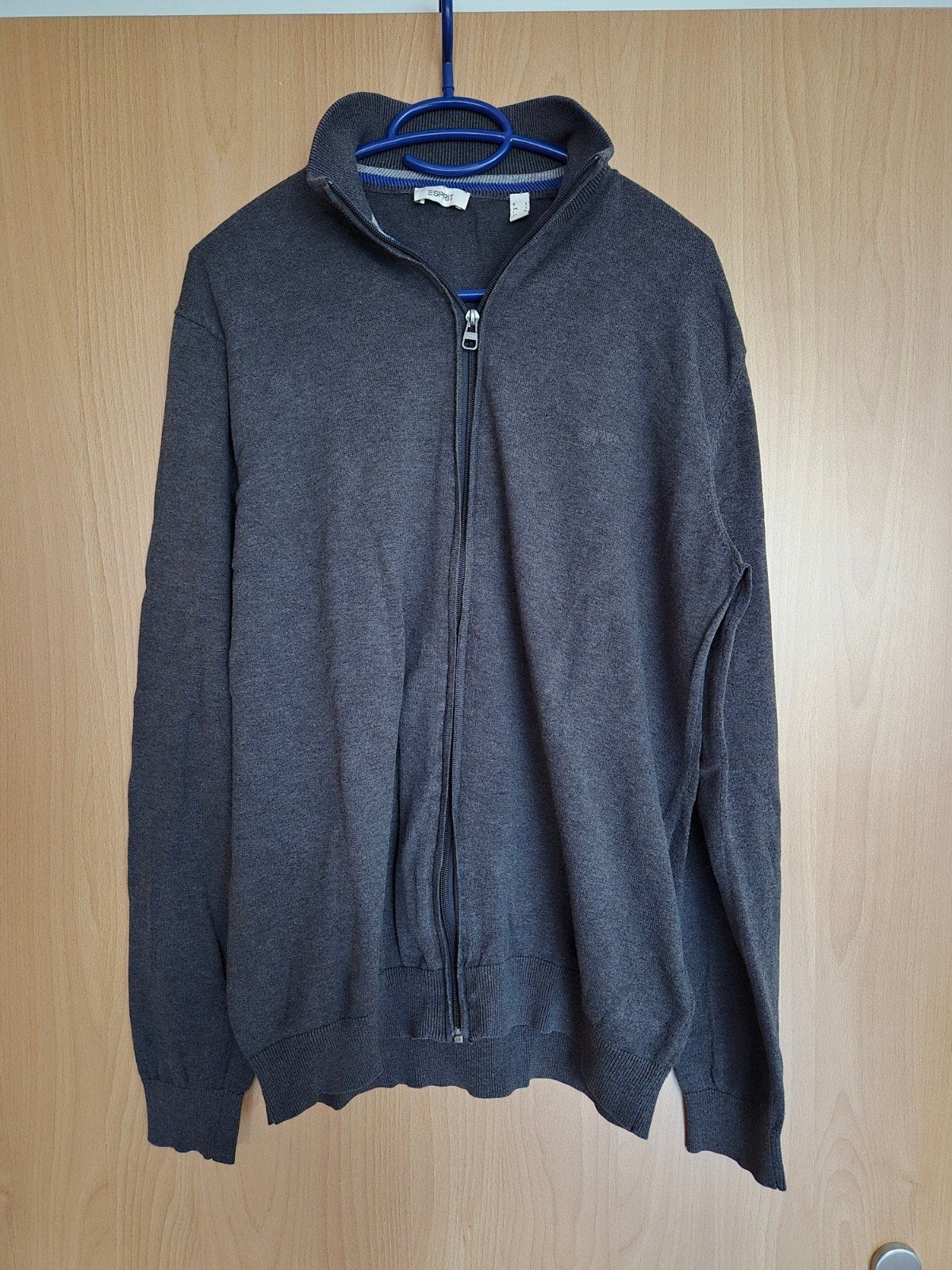 Esprit heren vest met rits - Maat L, Maat 52/54 (L), Ophalen of Verzenden, Esprit, Grijs