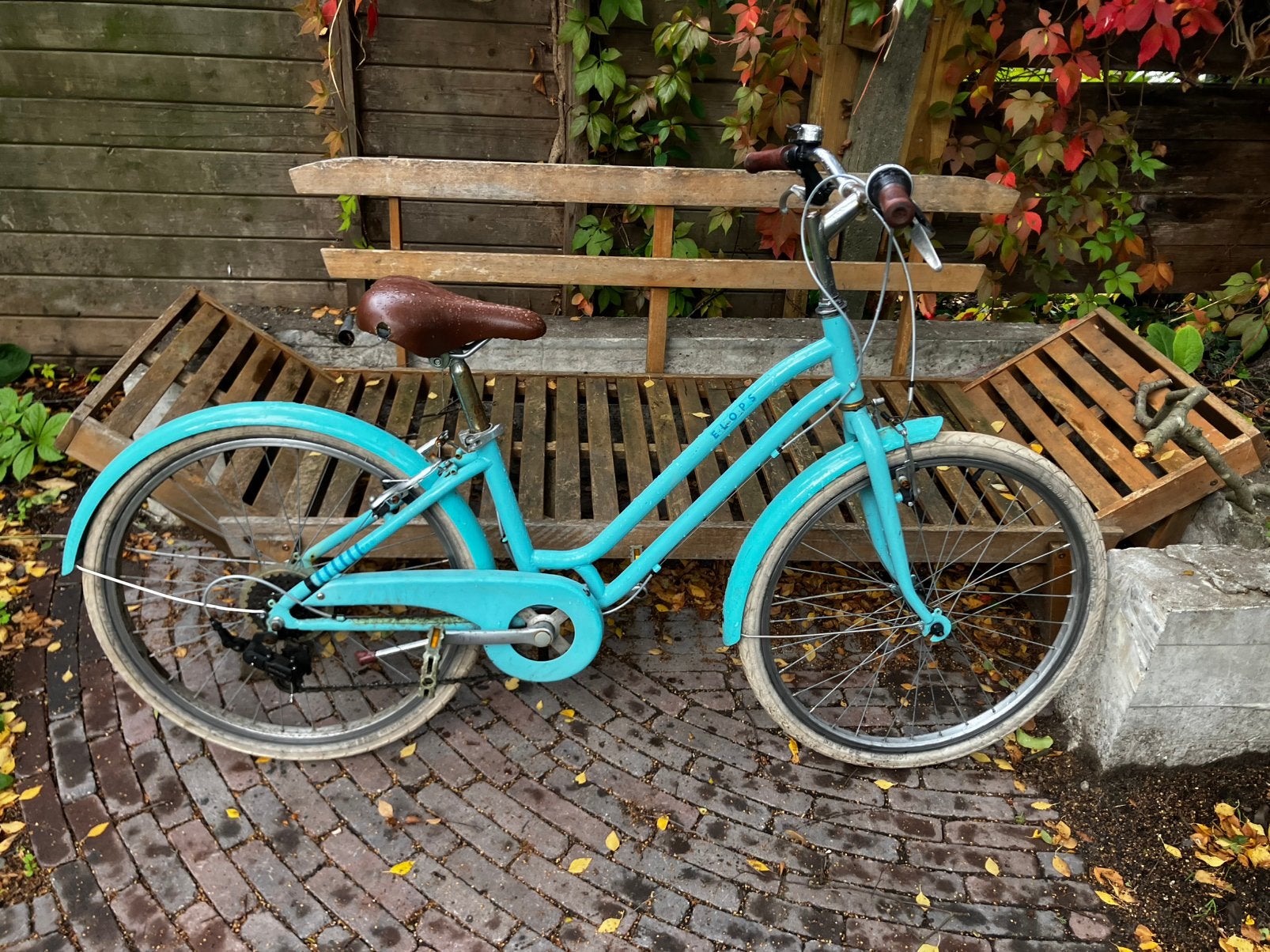 Elops kinderfiets 24 inch, Velgrem, Versnellingen, Ophalen of Verzenden, Gebruikt