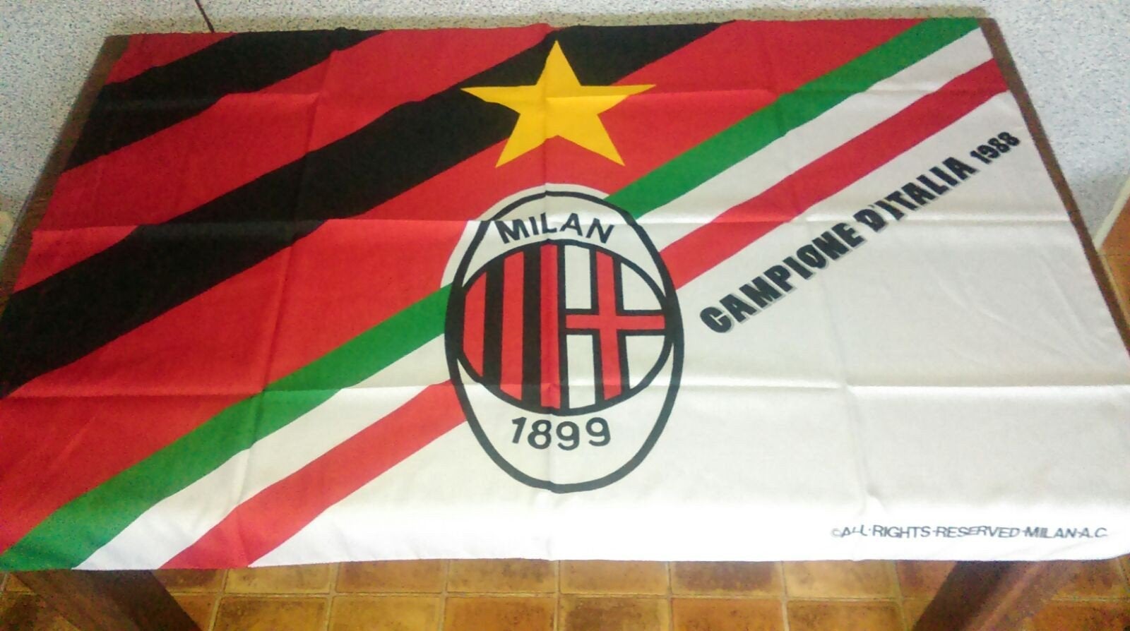 AC Milan vlag, Verzenden, Nieuw