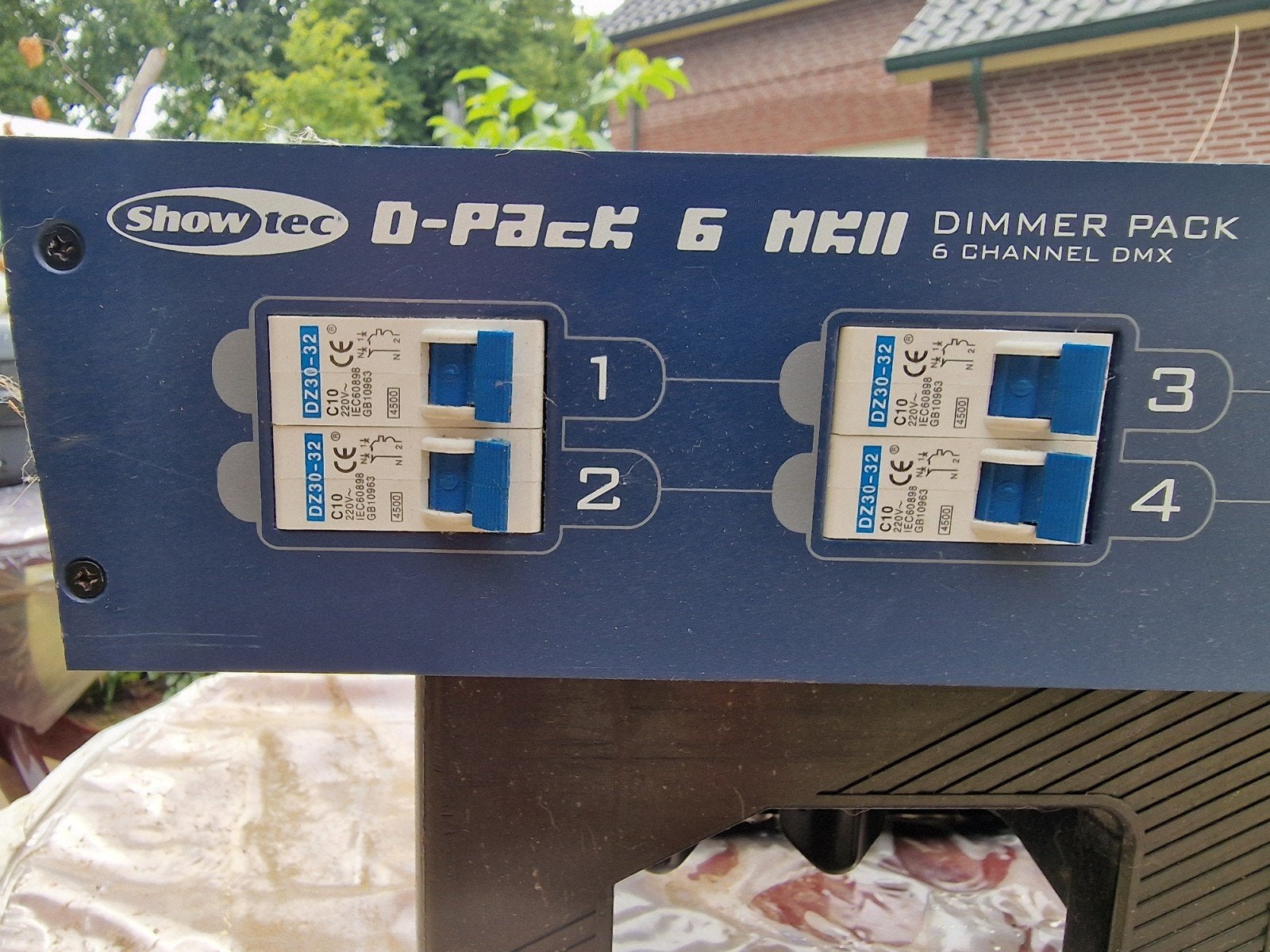 Showtec D-Pack 6 MKII Dimmer Pack 6-kanaals DMX, Ophalen of Verzenden, Gebruikt, Licht