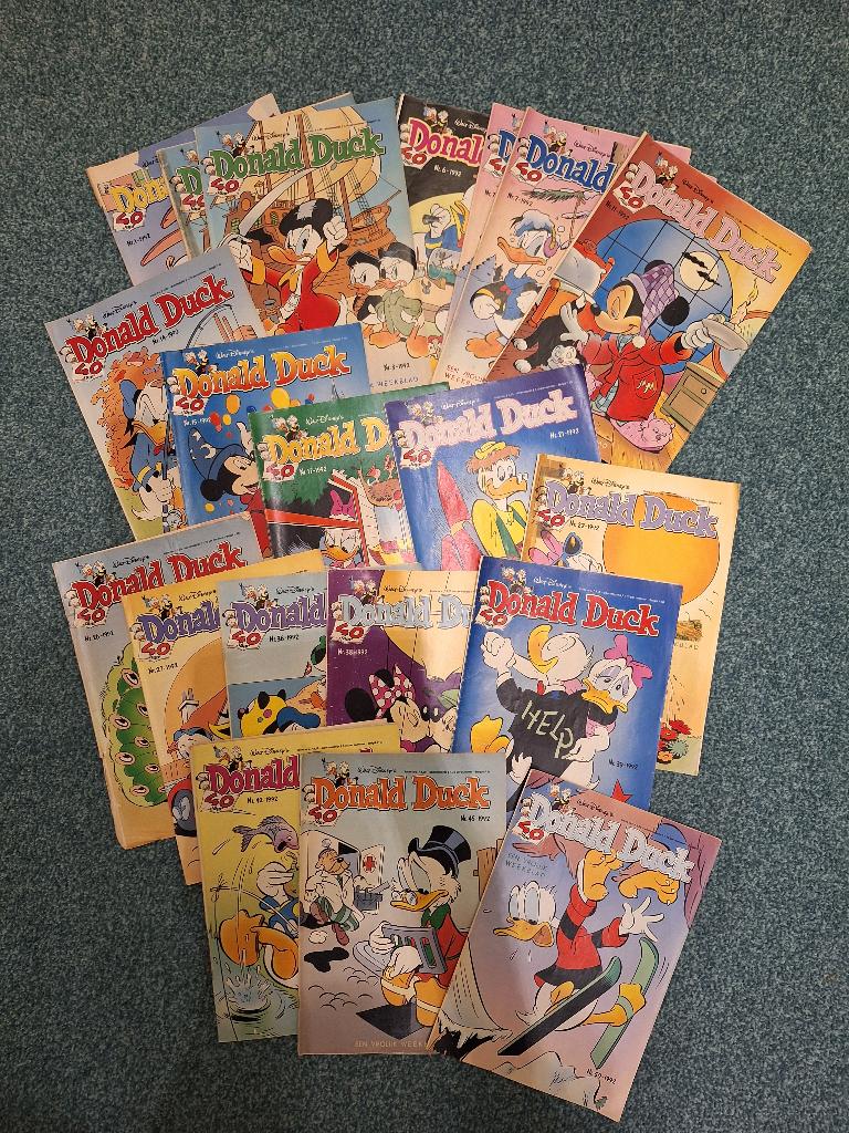 Donald Duck weekbladen – grote verzameling!, Meerdere stripboeken, Ophalen of Verzenden, Gelezen
