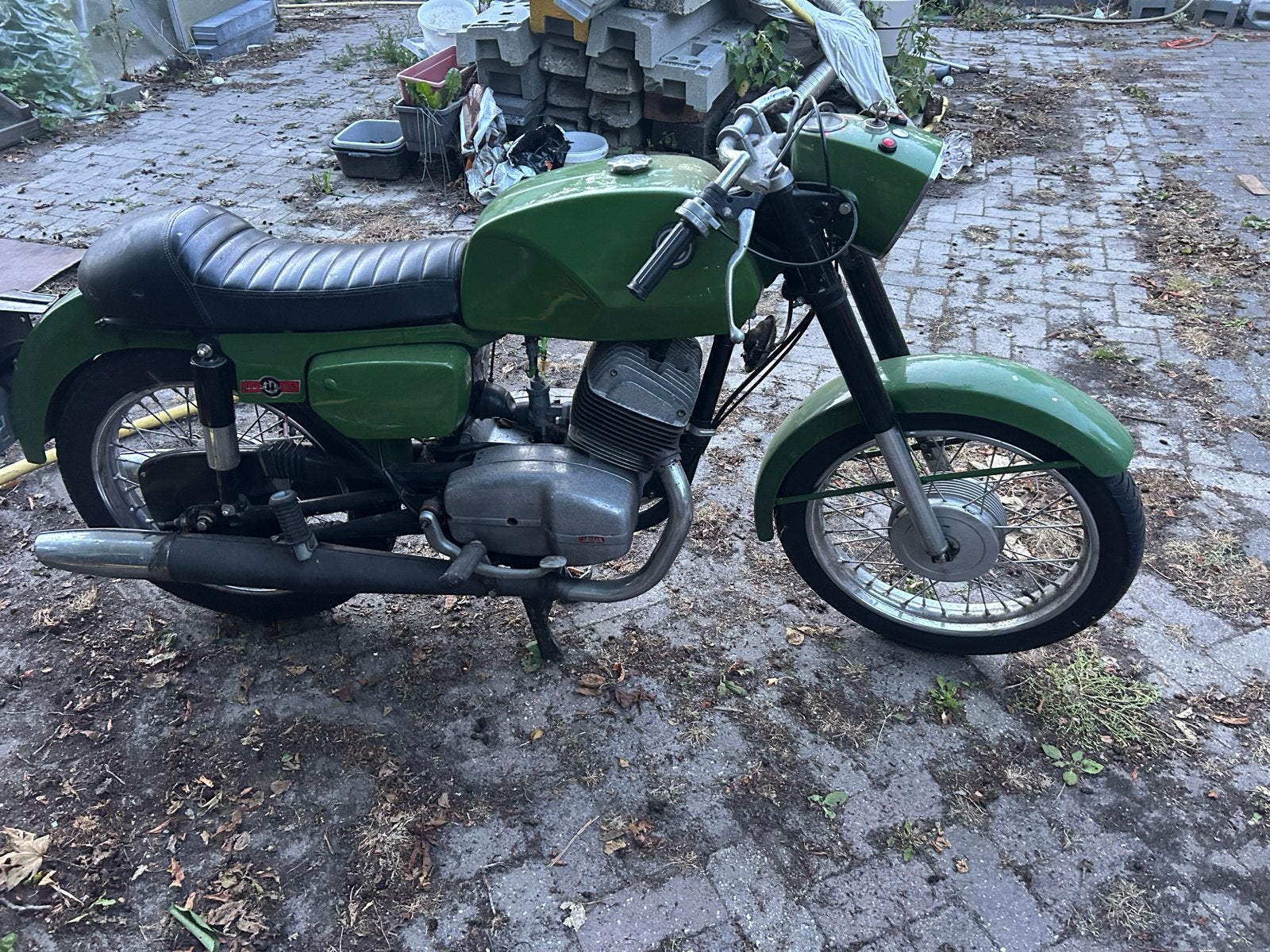Gereviseerde oldtimer CZ 250 cc 2-takt motor uit 1974, 250 cc, 2 cilinders, Gebruikt, Particulier