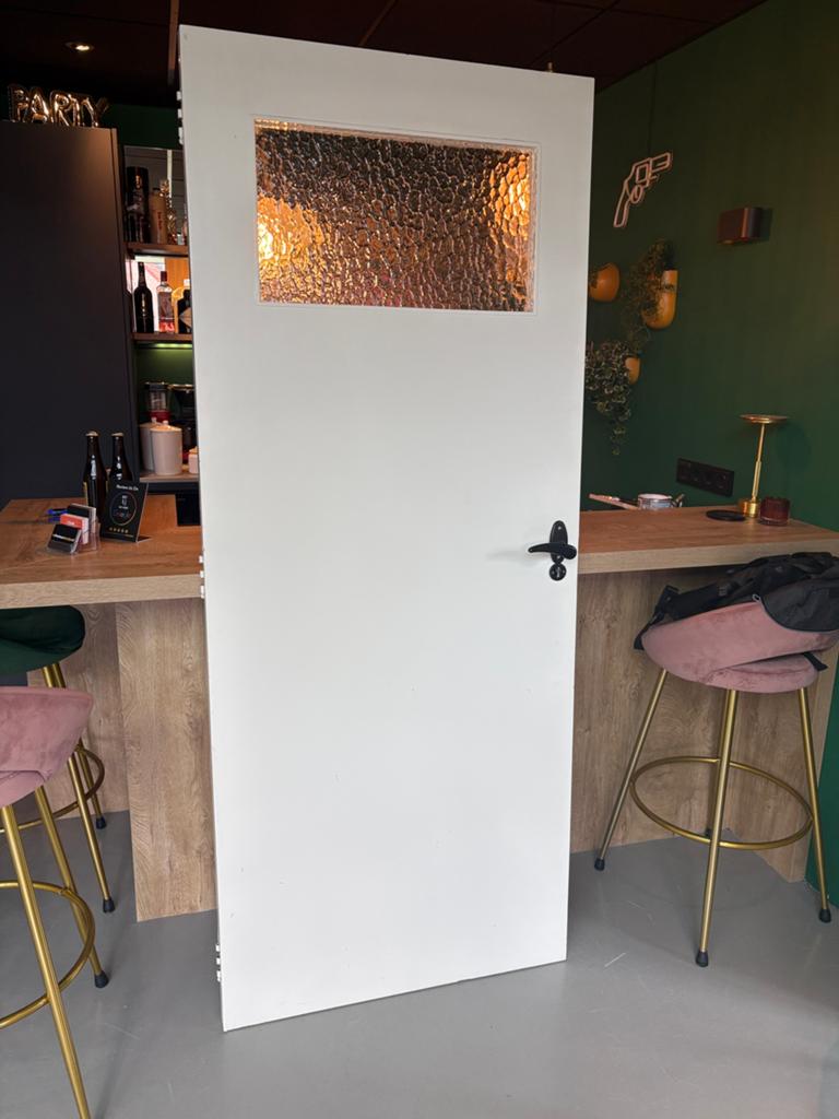 Oude stompe binnendeur, Doe-het-zelf en Verbouw, Deuren en Horren, Ophalen, Gebruikt, 80 tot 100 cm, Binnendeur