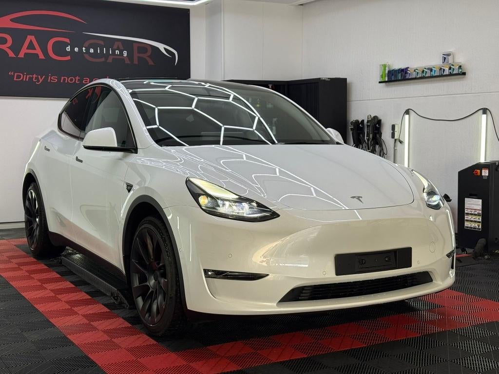 Tesla Model Y LR AWD | Trekhaak |SOH 95%| Keramische coating, Auto's, Tesla, Automaat, Wit, Elektrisch, Vierwielaandrijving