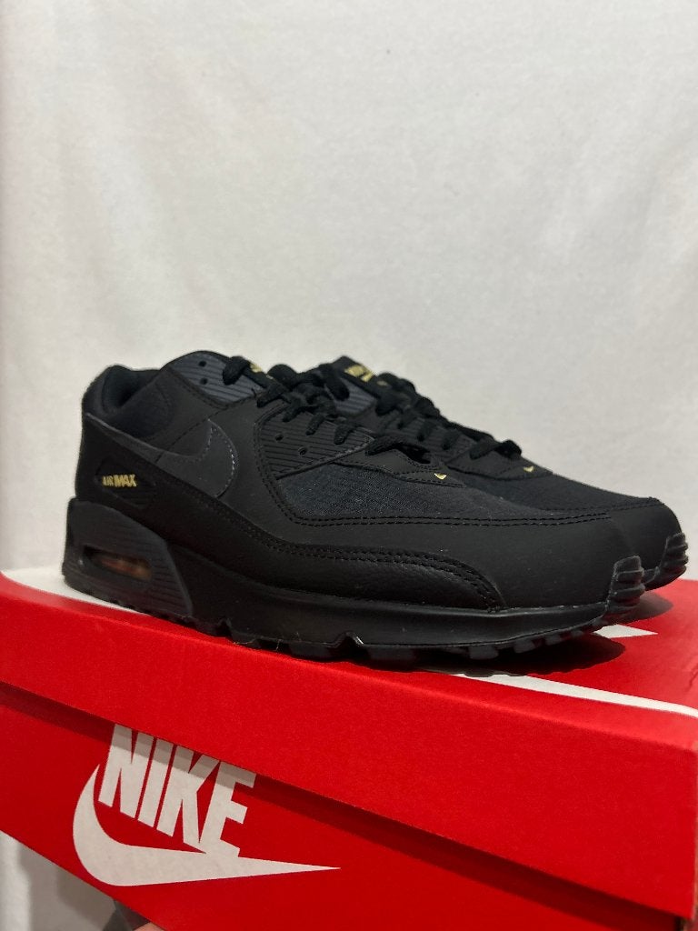 BIJNA NIEUW! Maat 47,5 - Nike Air Max 90 Black Buff Gold, Kleding | Heren, Verzenden, Nike, Zo goed als nieuw, Nike