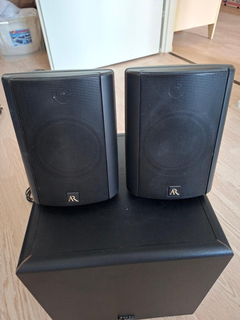 Acoustic Infinity actieve wooferResearch The Edge speakerset, Gebruikt, Subwoofer, 120 watt of meer, Ophalen