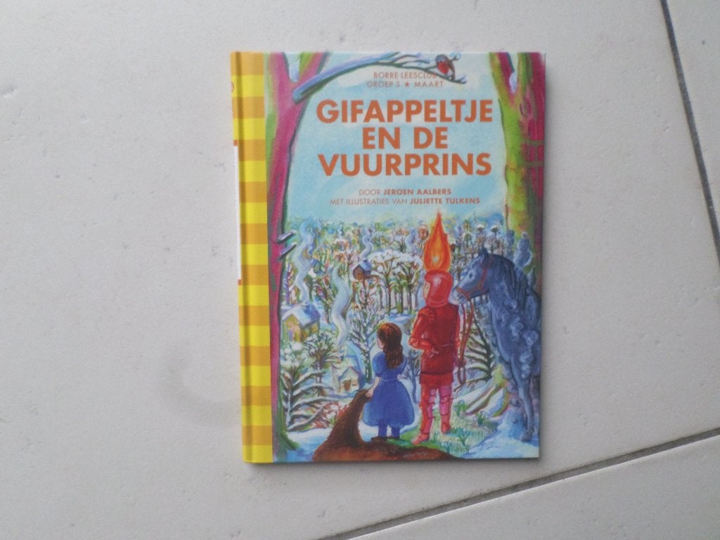 BORRE boekje groep 3 GIFAPPELTJE EN DE VUURPRINS!NIEUWSTAAT!, Ophalen of Verzenden, Zo goed als nieuw, Borre, Fictie algemeen