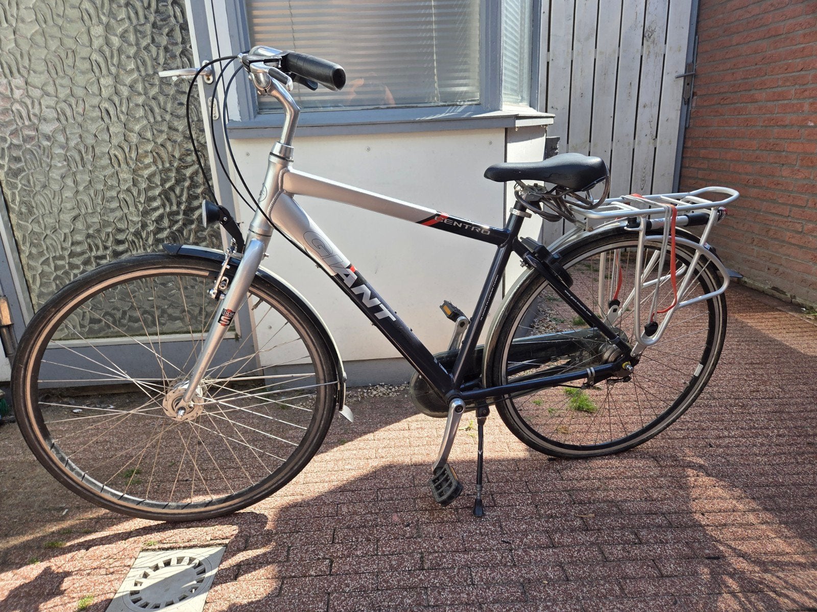 Giant Centro herenfiets, Gebruikt, Velgrem, Versnellingen, 50 tot 53 cm