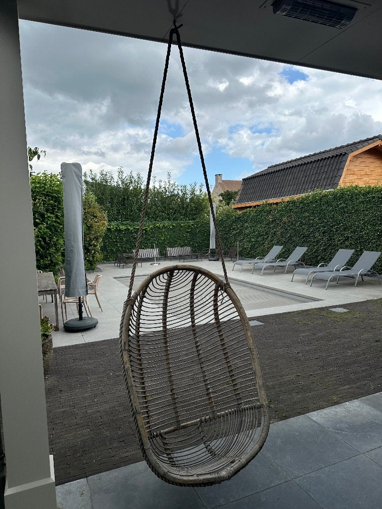 Mooi hangstoel voor binnen of buiten, Tuin en Terras, Ophalen, Gebruikt, Rotan