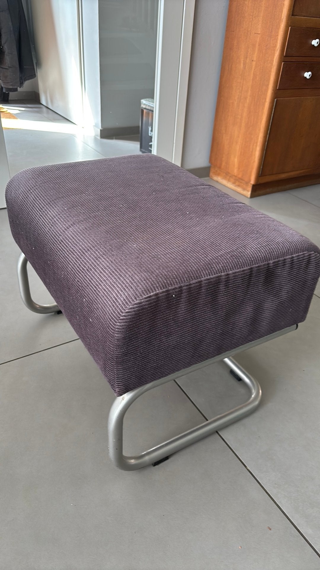 Voetenbank stijl Gispen, Ophalen, Minder dan 50 cm, Gebruikt, Mid century