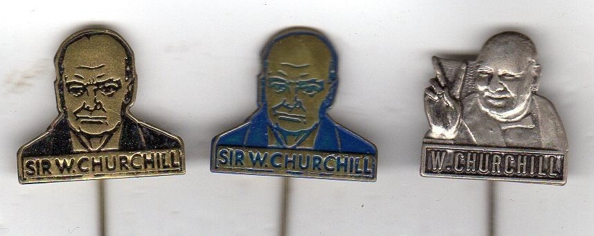 3 speldjes WINSTON CHURCHILL (A5), Verzamelen, Ophalen of Verzenden, Gebruikt, Overige onderwerpen