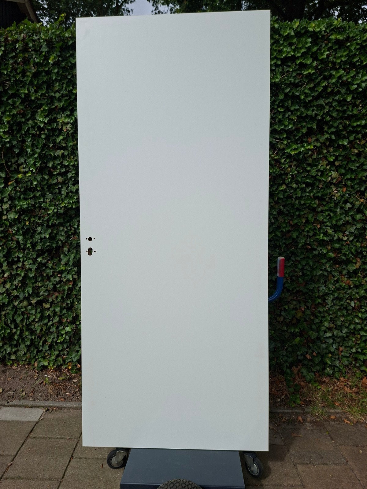 Stompe HPL deur - Wit, Gebruikt, 80 tot 100 cm, Binnendeur, Ophalen of Verzenden