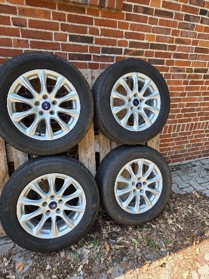 4 originele 16-inch lichtmetalen 10-spaaks velgen van Ford, Ophalen, Gebruikt, Ford