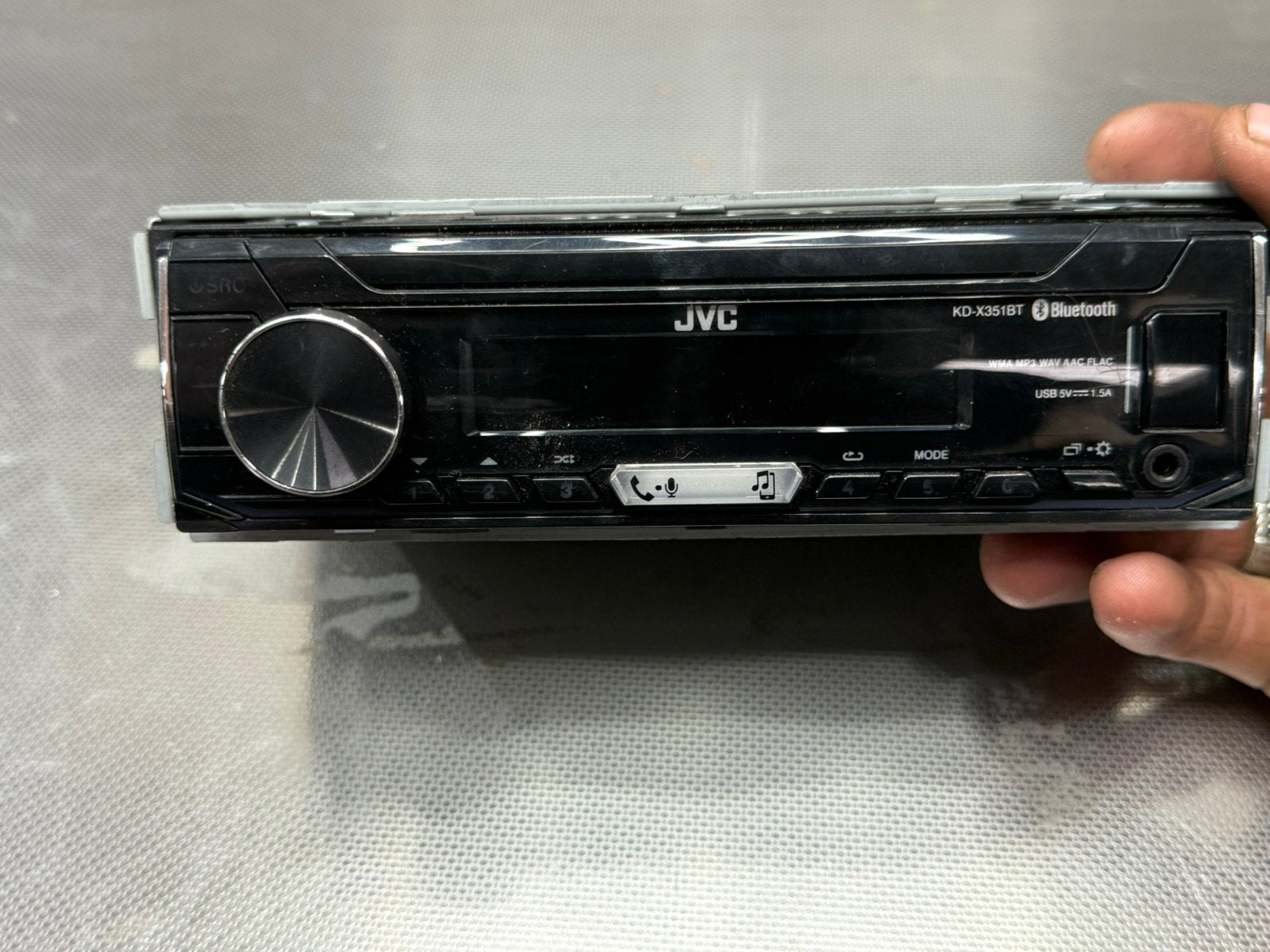 JVC KD-X351BT Bluetooth Autoradio, Ophalen of Verzenden, Zo goed als nieuw