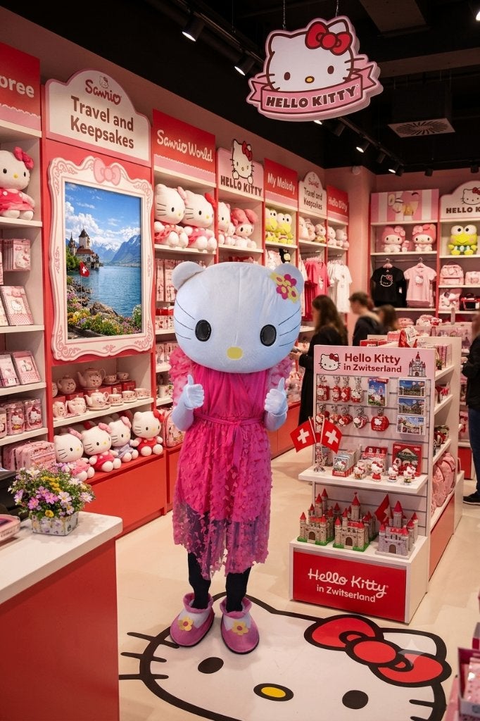 Hello Kitty, Ophalen of Verzenden, Zo goed als nieuw, Verjaardag