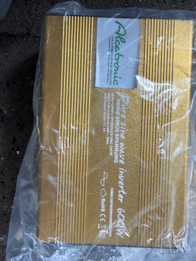 Omvormer 12V naar 230V 1200 watt nieuw in doos, Ophalen, Nieuw