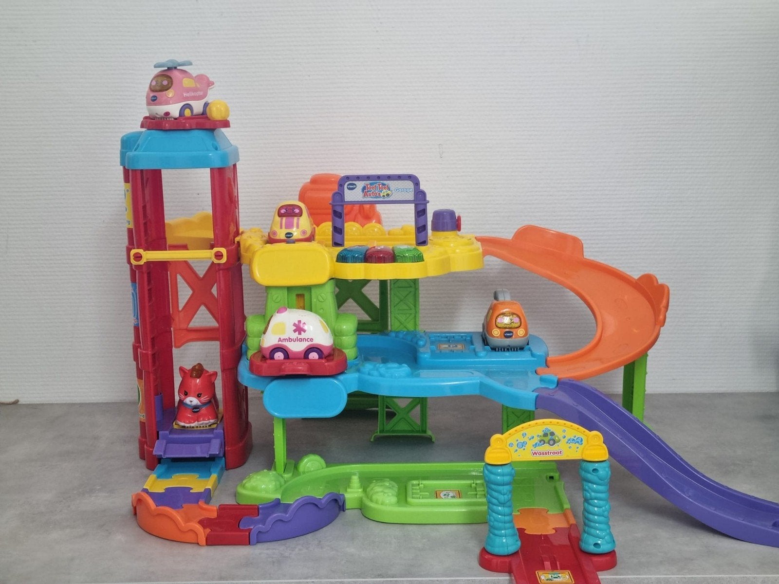VTech Toet Toet Auto's Garage met 6 voertuigen, Ophalen